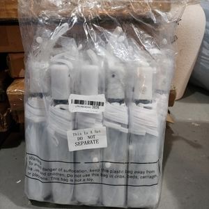 Bundle of Clear White Umbrellas